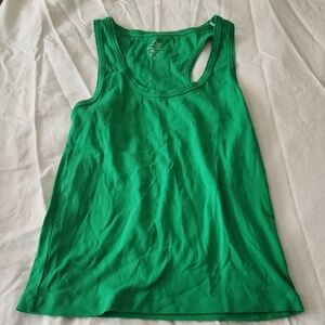 J. Crew Vibrant Green Tank Top